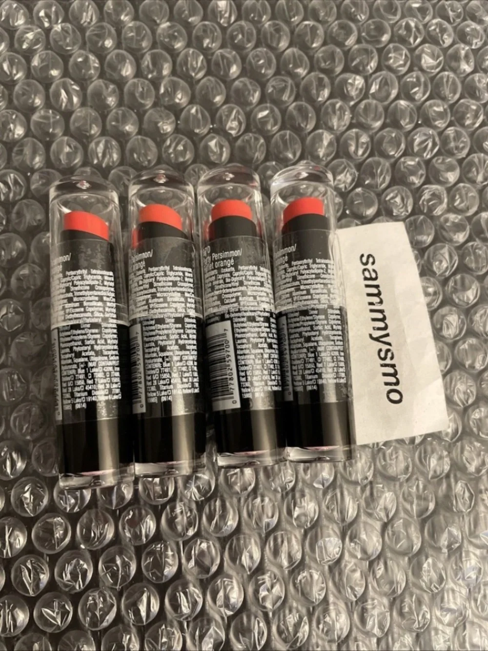 Wet N Wild Lip Color Lipstick 970 Purty Persimmon x4